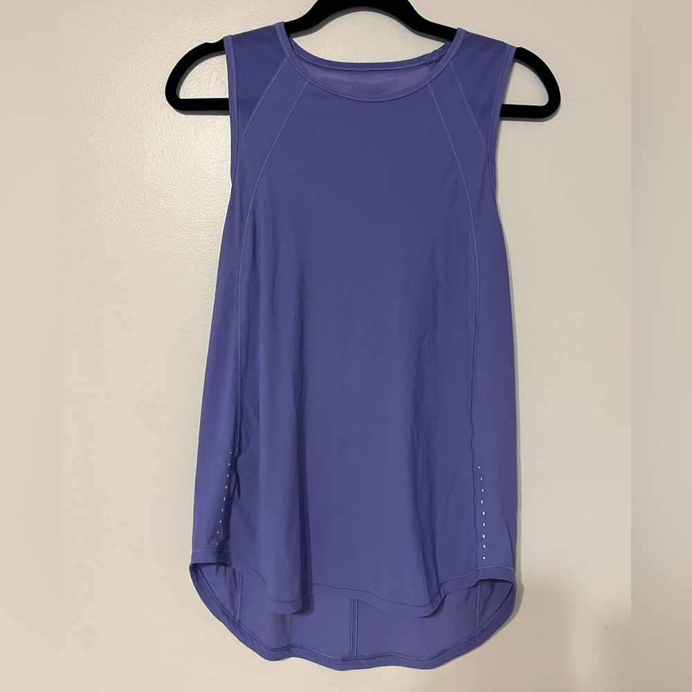 Women’s Lululemon Sculpt Tank with Back Vent, Size 10, Purple